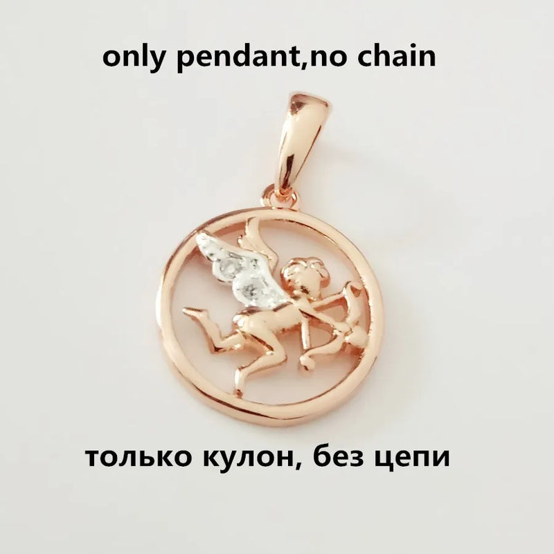 Sagittarius Pendant 585 Rose Jewelry Constellation Women Pendant Gift