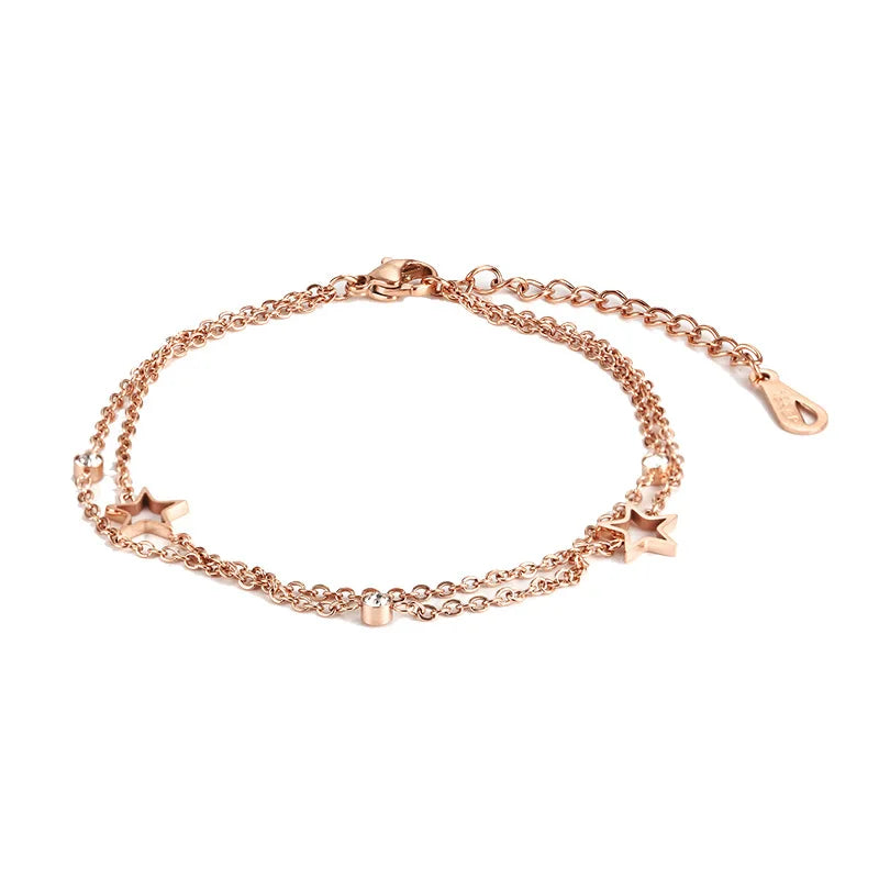 Sainmax Stainless Steel Star Bracelets for Women