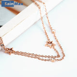 Sainmax Stainless Steel Star Bracelets for Women
