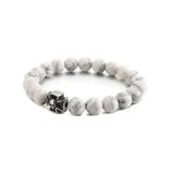 Sainmax Stainless Steel Skull & Cross Tophus Bracelets