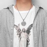 St. Benedict Exorcism Stainless Steel Necklace Punk Amulet