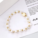 St. Benedict Rosary Pearl Bracelet for Women - Catholic Exorcism Jewelry