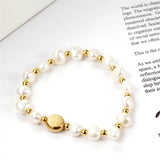 St. Benedict Rosary Pearl Bracelet for Women - Catholic Exorcism Jewelry