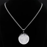 St. Michael Protect Us Pendant Necklace Archangel Long Necklaces