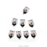 Saint Padre Pio Rosary Necklace Pio of Pietrelcina Priest 3 Holes