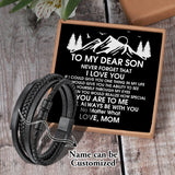 Personalized Son's Name Woven Bracelet