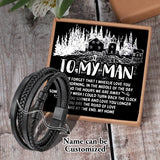 Stainless Steel Magnetic Clasp Bracelet Men