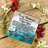 Customized Name Card Pendants & Bracelet for Husband