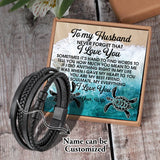 Customized Name Card Pendants & Bracelet for Husband