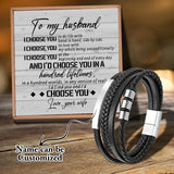 Men's Stainless Steel Bracelet Magnetic Clasp