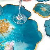 Silicone Mold for Sakura Tea Tray Coaster DIY Epoxy Resin Jewelry Making