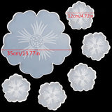 Silicone Mold for Sakura Tea Tray Coaster DIY Epoxy Resin Jewelry Making