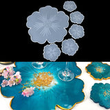 Silicone Mold for Sakura Tea Tray Coaster DIY Epoxy Resin Jewelry Making