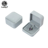 High Storage Necklace Pendant Jewelry Box Velvet Case Earrings Display Box