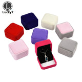 High Storage Necklace Pendant Jewelry Box Velvet Case Earrings Display Box