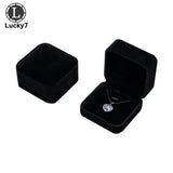 High Storage Necklace Pendant Jewelry Box Velvet Case Earrings Display Box