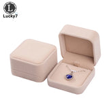 High Storage Necklace Pendant Jewelry Box Velvet Case Earrings Display Box