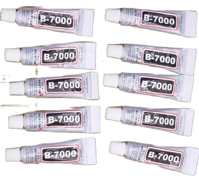 12pcs E600 Clear Adhesive Glue 5mL for Metal Leather Beads