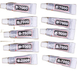 12pcs E600 Clear Adhesive Glue 5mL for Metal Leather Beads