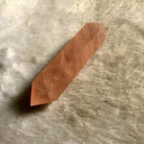 Natural Rose Pink Quartz Double Point