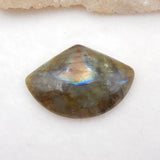 Labradorite Short Pendant Bead 48x34x9mm