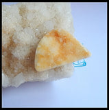 Drusy Quartz Pendant Necklace 39x24x11mm