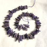 8-17mm Natural Charoite Nugget Chips Beads for Gemstone DIY