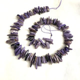 8-17mm Natural Charoite Nugget Chips Beads for Gemstone DIY