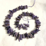 8-17mm Natural Charoite Nugget Chips Beads for Gemstone DIY