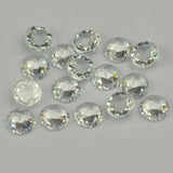 2~10mm Round Flat Bottom Rose Cut CZ Stone Loose Gems