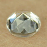 2~10mm Round Flat Bottom Rose Cut CZ Stone Loose Gems