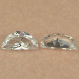 5A Loose Semilune CZ Stone 2X5~6x12mm Half Moon Shape Zircon Beads