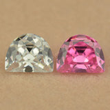 5A Loose Semilune CZ Stone 2X5~6x12mm Half Moon Shape Zircon Beads