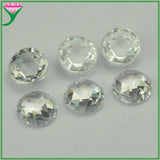 2-10mm Round Flat Back Rose Cut Shape Lab CZ Stone Loose Synthetic Gems