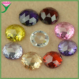 2-10mm Round Flat Back Rose Cut Shape Lab CZ Stone Loose Synthetic Gems