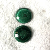 Natural Malachite Bead Cabochon 6-25mm Round Gemstone Jewelry Cabochon