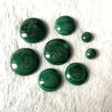 Natural Malachite Bead Cabochon 6-25mm Round Gemstone Jewelry Cabochon