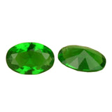 15x20mm 5A Oval Green Glass Beads Lab Created Gems