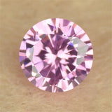 3-20mm 5A Pink Red CZ Stones Round Shape Cut for Jewelry DIY