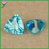Trillion Shape CZ Stone Sea Coffee Green Loose Beads