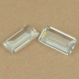 13x18mm CZ Rectangle Right Step Cut CZ Stone