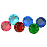 4mm 5A Rose Cut Round Synthetic Glass Gems Loose Stone Glass Beads