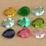 2*3~13*18mm Loose Glass Stone Pear Shape Teardrop Cut Glass Beads For Jewelry