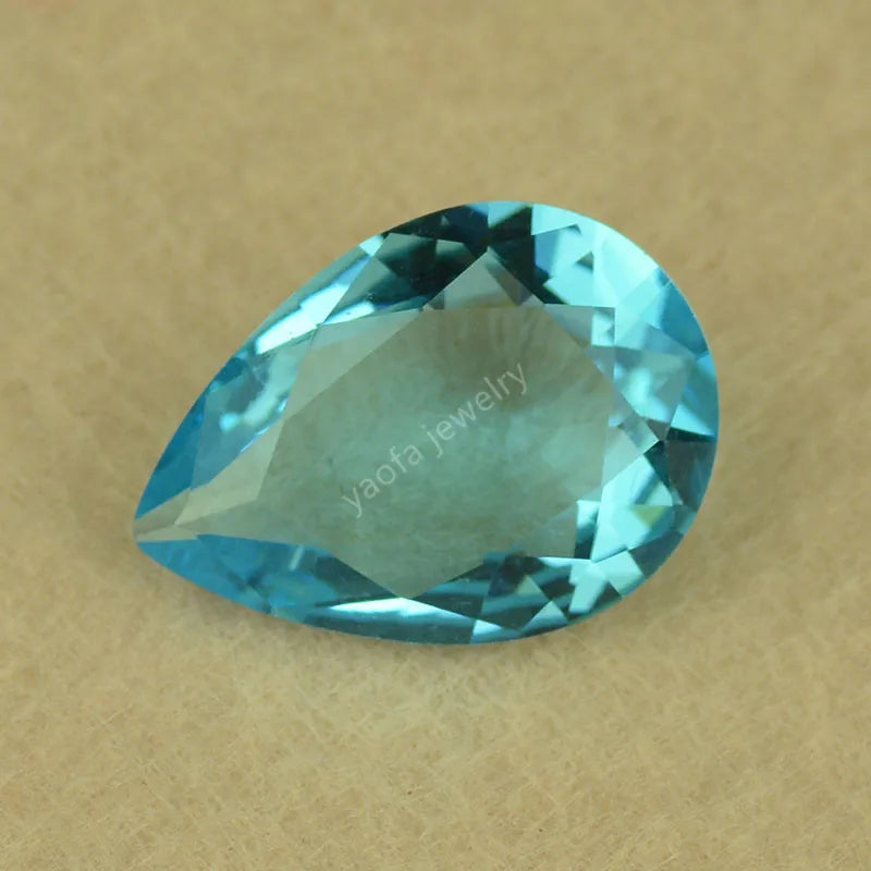 2*3~13*18mm Loose Glass Stone Pear Shape Teardrop Cut Glass Beads For Jewelry