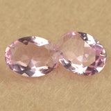 Light Pink Red Oval Glass Beads 15x20mm Synthetic Gems
