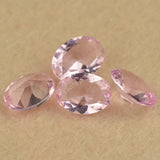 Light Pink Red Oval Glass Beads 15x20mm Synthetic Gems