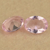 Light Pink Red Oval Glass Beads 15x20mm Synthetic Gems