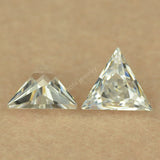 Lab Zircon Triangle Cut CZ Stone Loose Gems For DIY Jewelry
