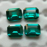 Alexandrite Rectangle Octangle CZ Loose Stone Green Change Lab Cubic Zirconia