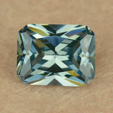 Alexandrite Rectangle CZ Stone Green Change Synthetic Zirconia